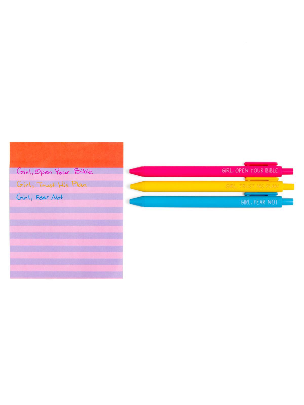 Blessed Girl Pen Set - Girl Open Your Bible Collaboration, 3 of 4
