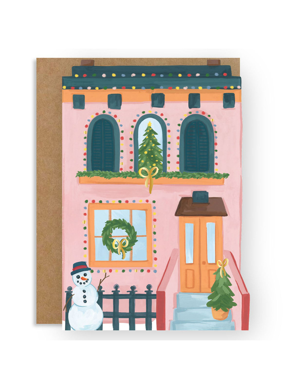 Holiday Village Specialty Greeting Card Set, 6 of 6