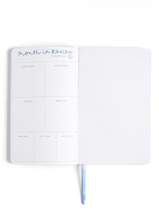 Blue Floral & Bows Petite Planner : 2027 Calendar Year, 12 of 14