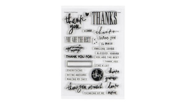 Stamp Set : 4×6 Thank You, 1 of 1