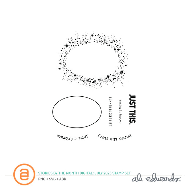 July 2025 3×4 Digital Stamp Set, 1 of 1