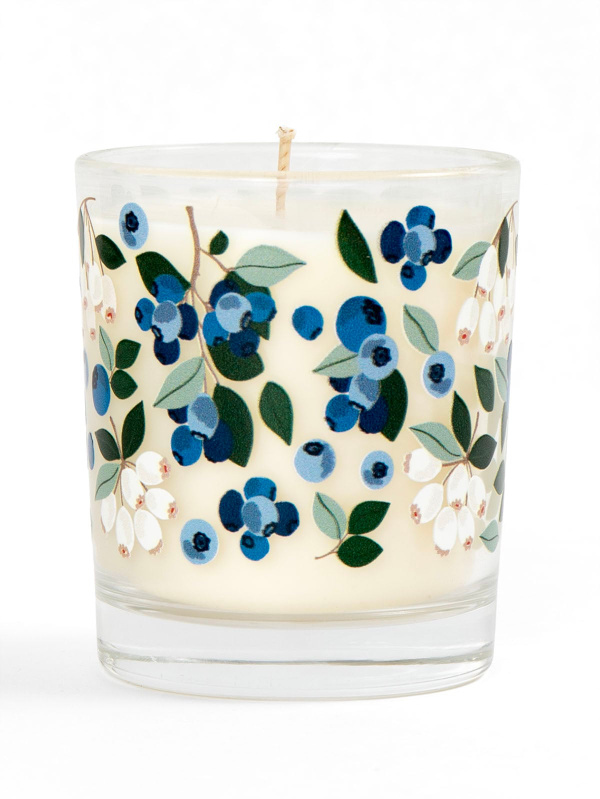 Blueberry Field Scented Soy Hand-Poured Candle, 6 of 8