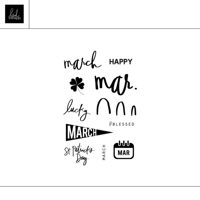 Digital 4×6 March Stamp, 1 of 1