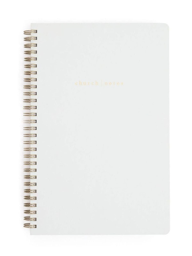 Dove Grey Bible Study Spiral Notebook, 1 of 13
