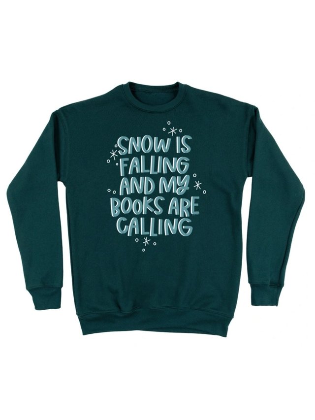 Snow is Falling Sweatshirt - True Navy, 4 of 4