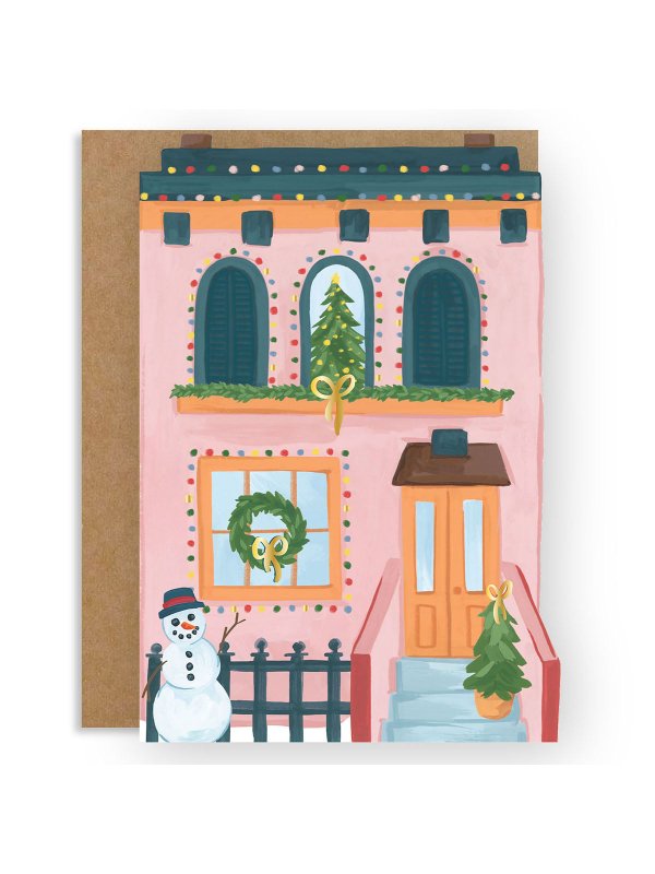Holiday Village Specialty Greeting Card Set, 6 of 6