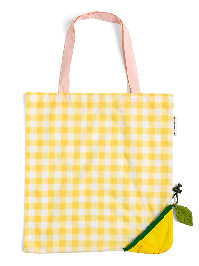 Lemon Foldable Market Tote Bag, 1 of 3