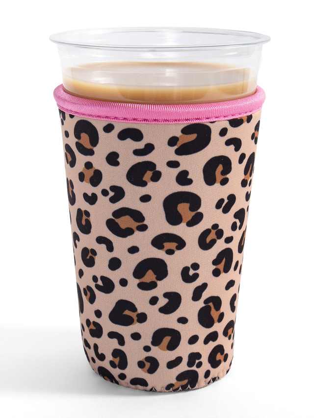 Leopard Print Drink Sleeve, 2 of 5