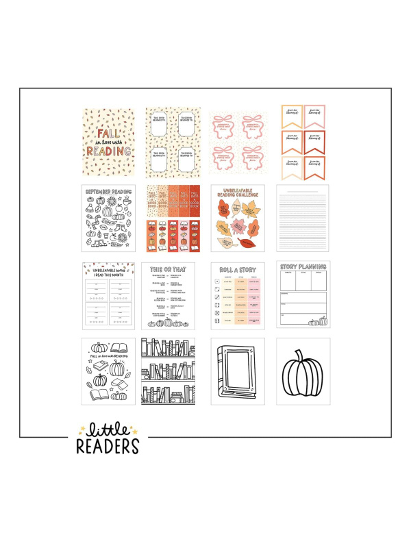 Fall Into A Good Book Little Readers Digital Bundle , 1 of 2