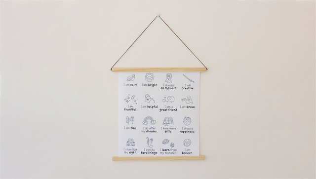 Affirmations Printable Poster, 1 of 6