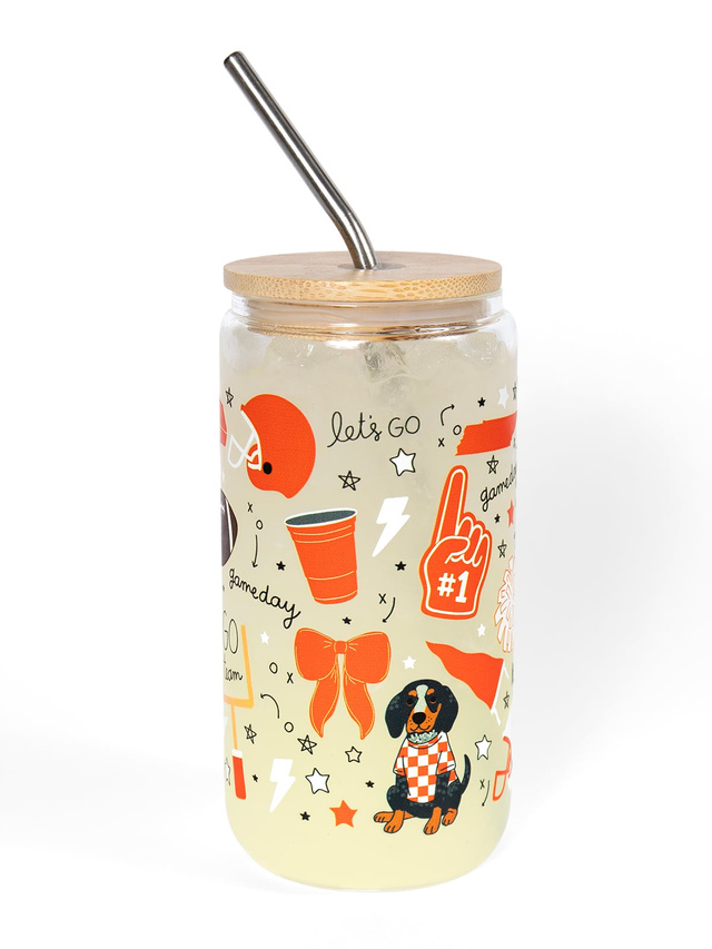 Knoxville Football Game Day Glass Can, 3 of 4