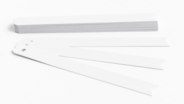 Slender Tag Booklet - White, 2 of 2