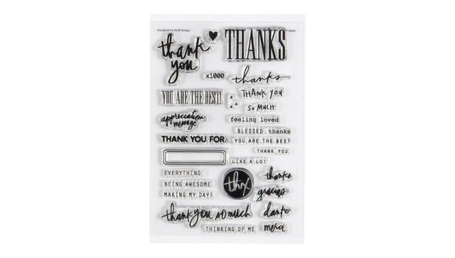 Stamp Set : 4×6 Thank You, 1 of 1