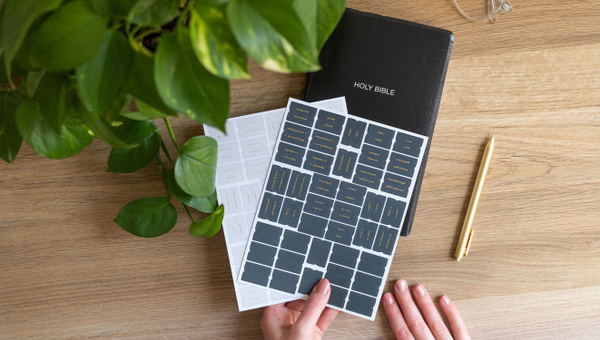 Bible Tabs - Navy and Grey, 3 of 6