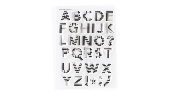 Alphas Are Awesome #42 6×8 Stamp Set , 1 of 2