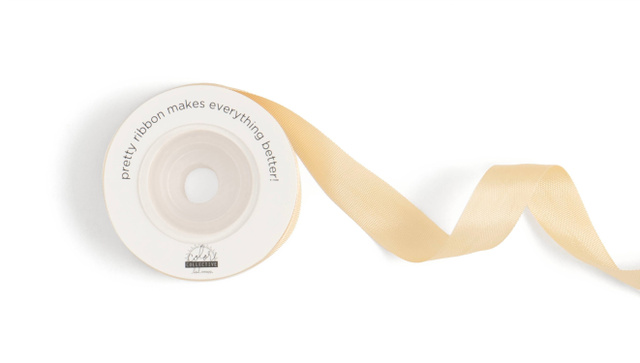 Color Collective 1/2" Ribbon - Cream, 1 of 1