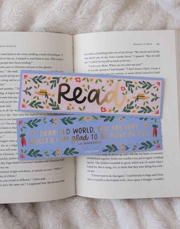 Read Anne of Green Gables Gold Foil Bookmark Set, 1 of 4