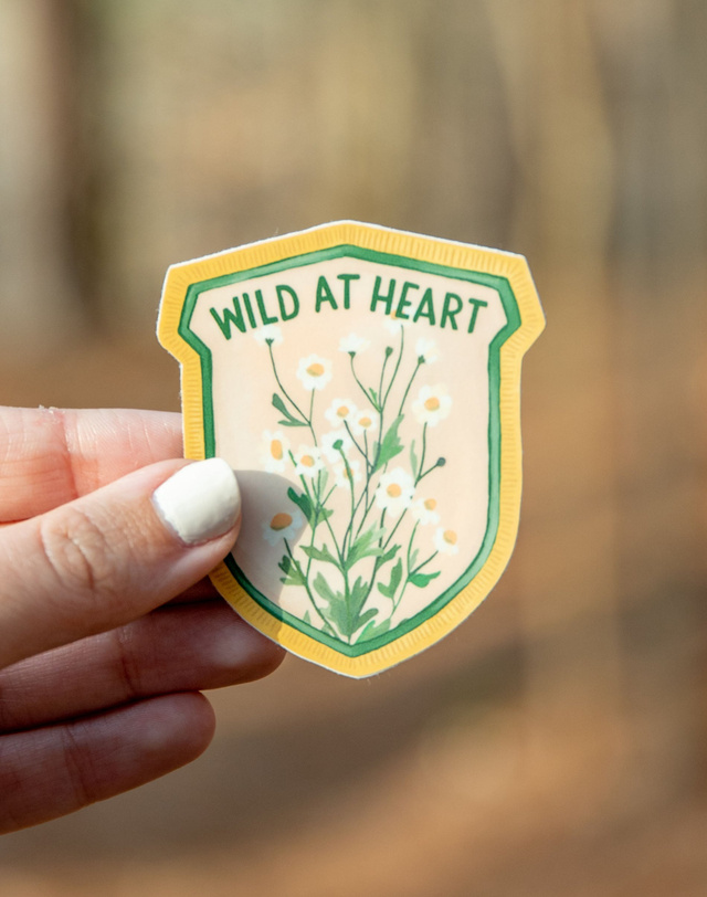 Wild At Heart Decal Sticker, 1 of 2