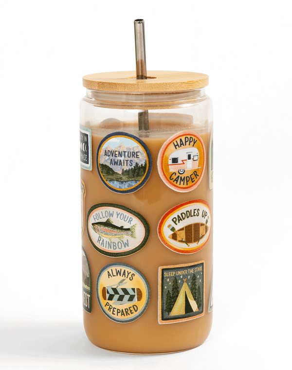 The Great Outdoors 16oz Glass Can, 4 of 4