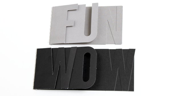 Color Collective Word Stacks - Black, 2 of 2