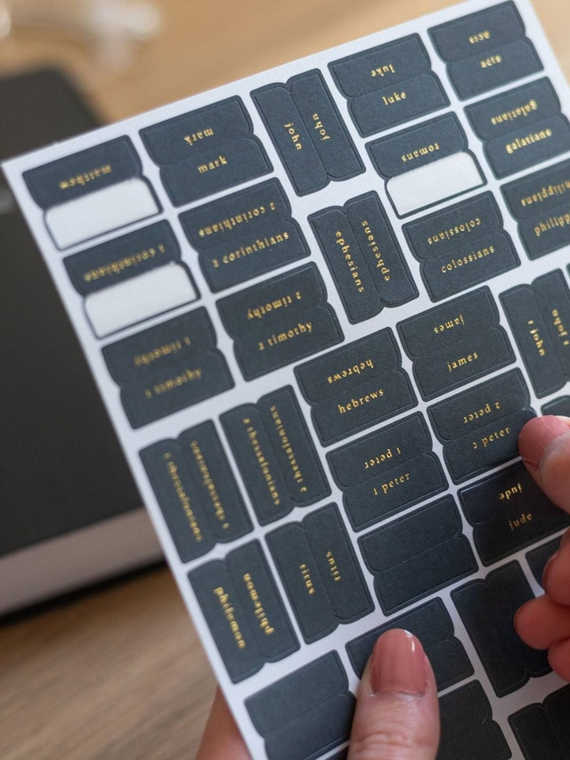 Navy & Grey Bible Tabs, 7 of 10