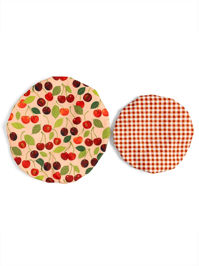 Cherry Grove Reusable Fabric Bowl Cover Set, 5 of 9