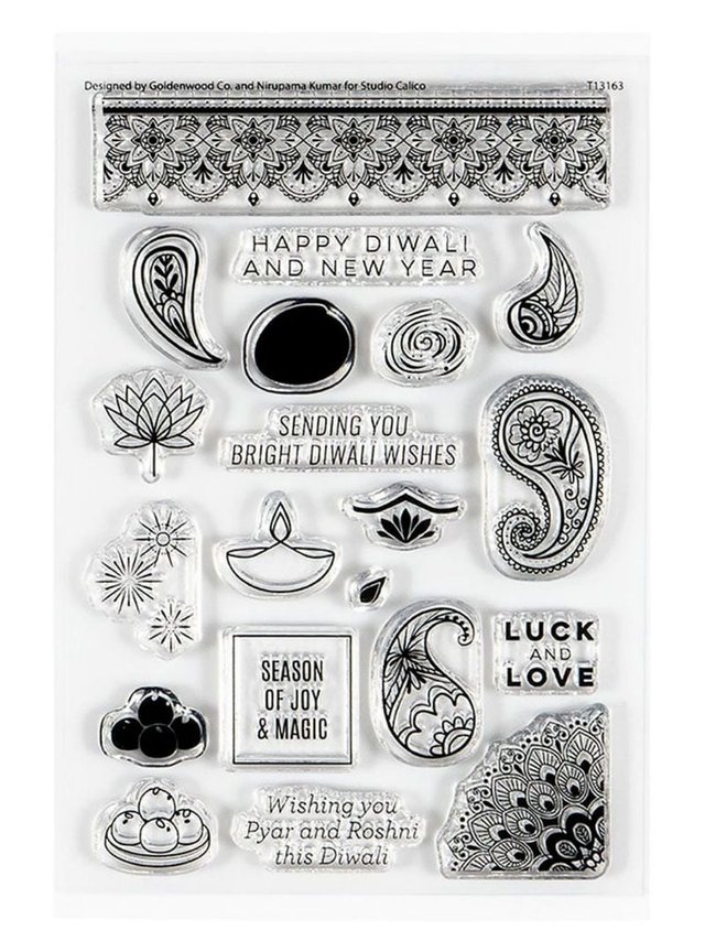 Stamp Set : 4×6 Diwali by Goldenwood Co + Nirupama Kumar, 1 of 1