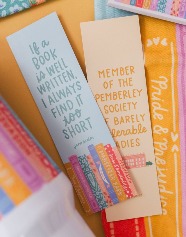 Jane Austen Books Bookmark Set, 2 of 5