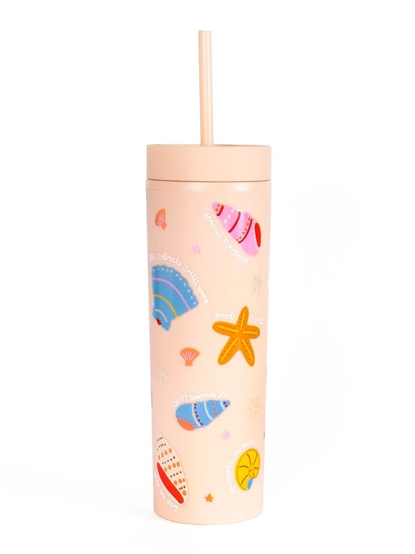 Seashell Affirmations Coastal 16oz Acrylic Tumbler, 2 of 5