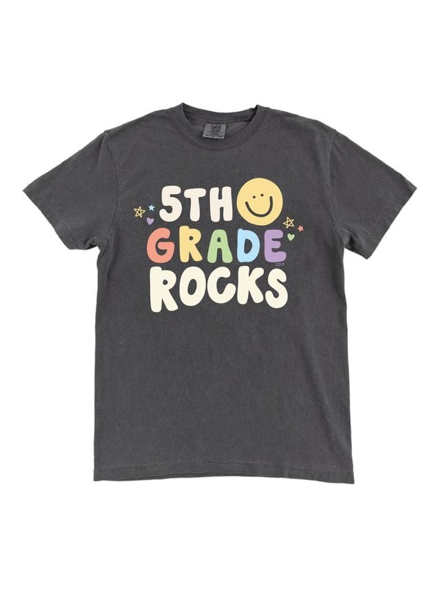 5th Grade Rocks Tee - Pepper, 4 of 4