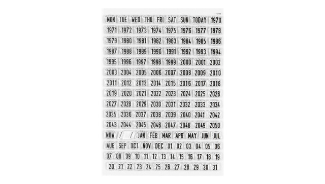 Year By Year 6×8 Stamp Set , 1 of 2