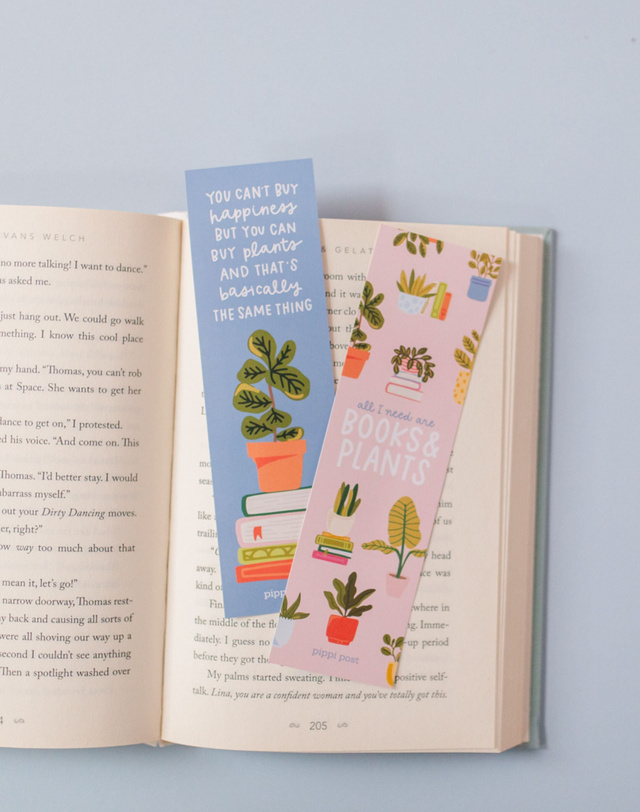 All I Need Are Books and Plants Bookmark Set, 2 of 4