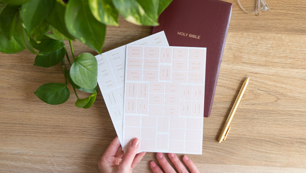 Bible Tabs - Pink and Cream, 3 of 6
