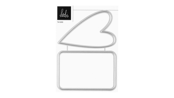 Metal Die Set : Heart & Card Insert, 1 of 5