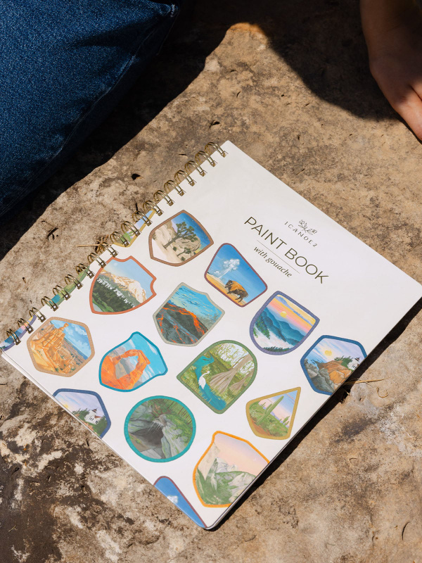 National Parks Learn-To-Paint Gouache Paint Book, 6 of 7