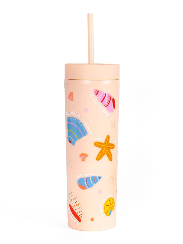 Seashell Affirmations Coastal 16oz Acrylic Tumbler, 2 of 5