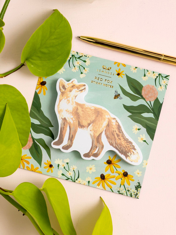 Red Fox Sticky Notes, 1 of 4