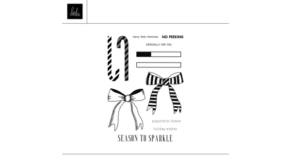 Digital 3×4 Christmas Delivery Stamp Set, 1 of 1