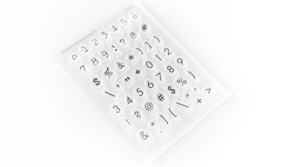 Mini Numbers 3×4 Stamp Set, 2 of 2