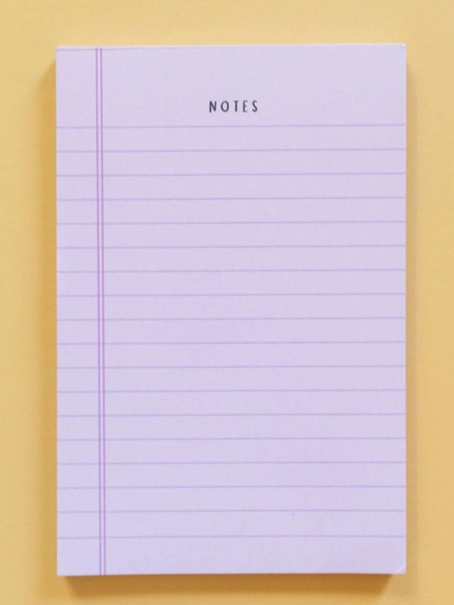 Lilac Notes Notepad, 1 of 3