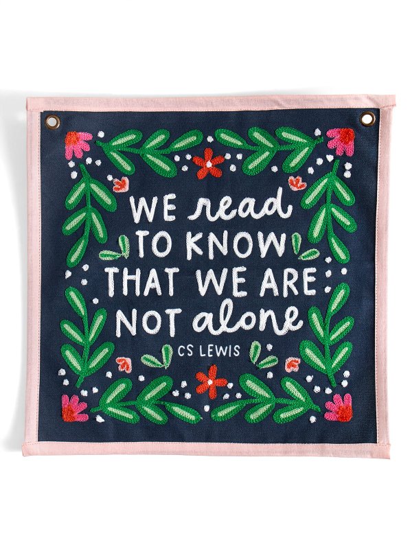 We Read To Know Canvas Wall Banner , 3 of 4