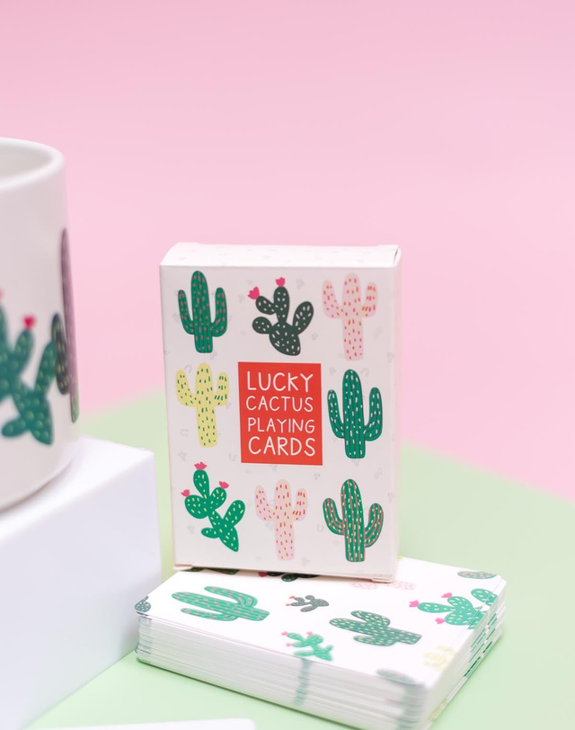 Lucky Cactus Deck Of Playing Cards, 4 of 5
