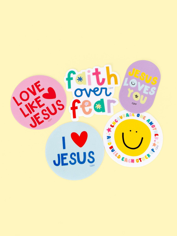 Encourage One Another Smiley Face Decal Sticker, 3 of 4