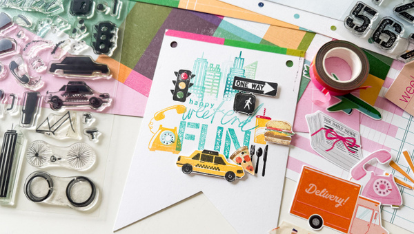 Stamp Set : 6×8 Stencil Alphabet , 4 of 4