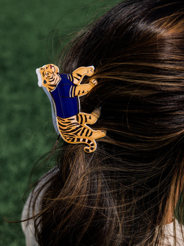 Baton Rouge Football Game Day Claw Hair Clip, 1 of 6