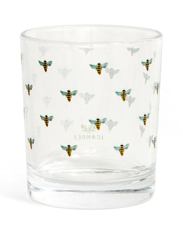 Honey Bees 7.5oz Short Juice Glass, 3 of 3