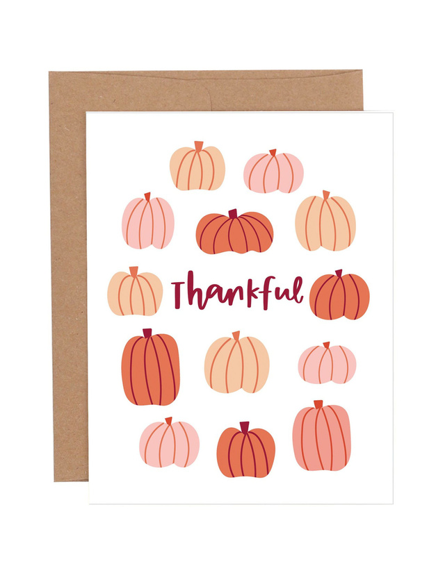 Thankful Pumpkins Greeting Card, 1 of 1