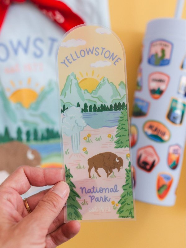 Yellowstone National Park Transparent Bookmark, 2 of 3