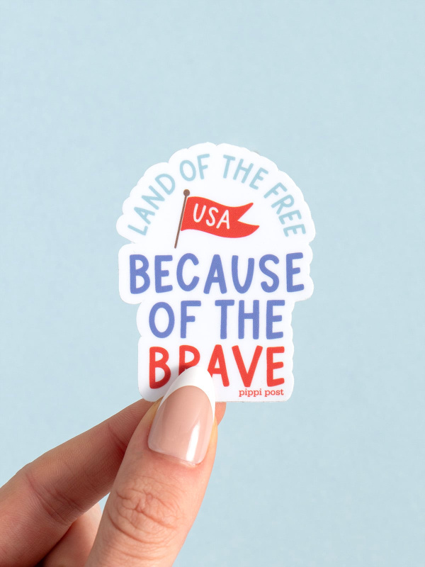 Land of the Free Decal Sticker, 2 of 2