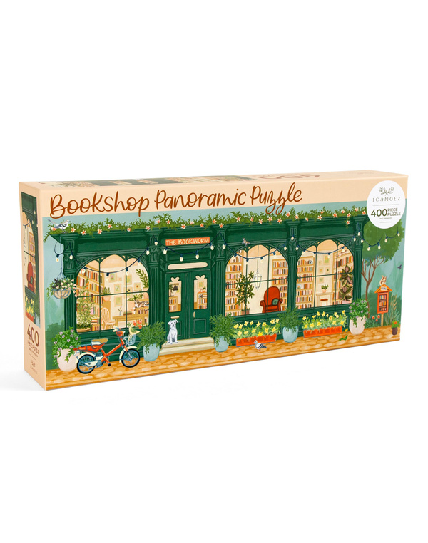 Bookshop - 400 Piece Panoramic Jigsaw Puzzle, 1 of 7